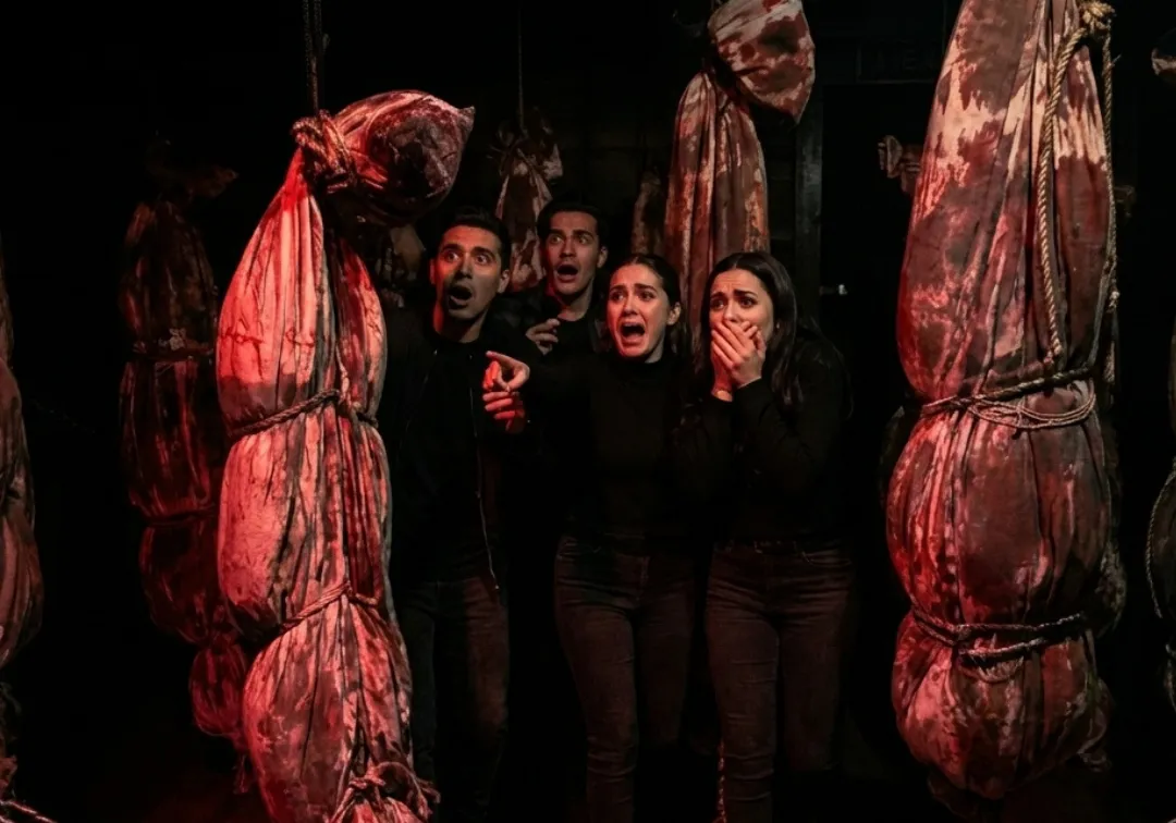 Casa do Terror: Atração interativa com cenários assustadores, sustos e efeitos de filme de terror.